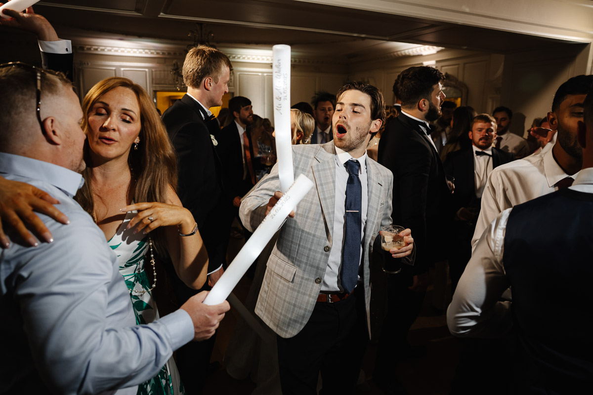 Eaves Hall Wedding Venue entertainment in the evening a bride and grooms 1st dance