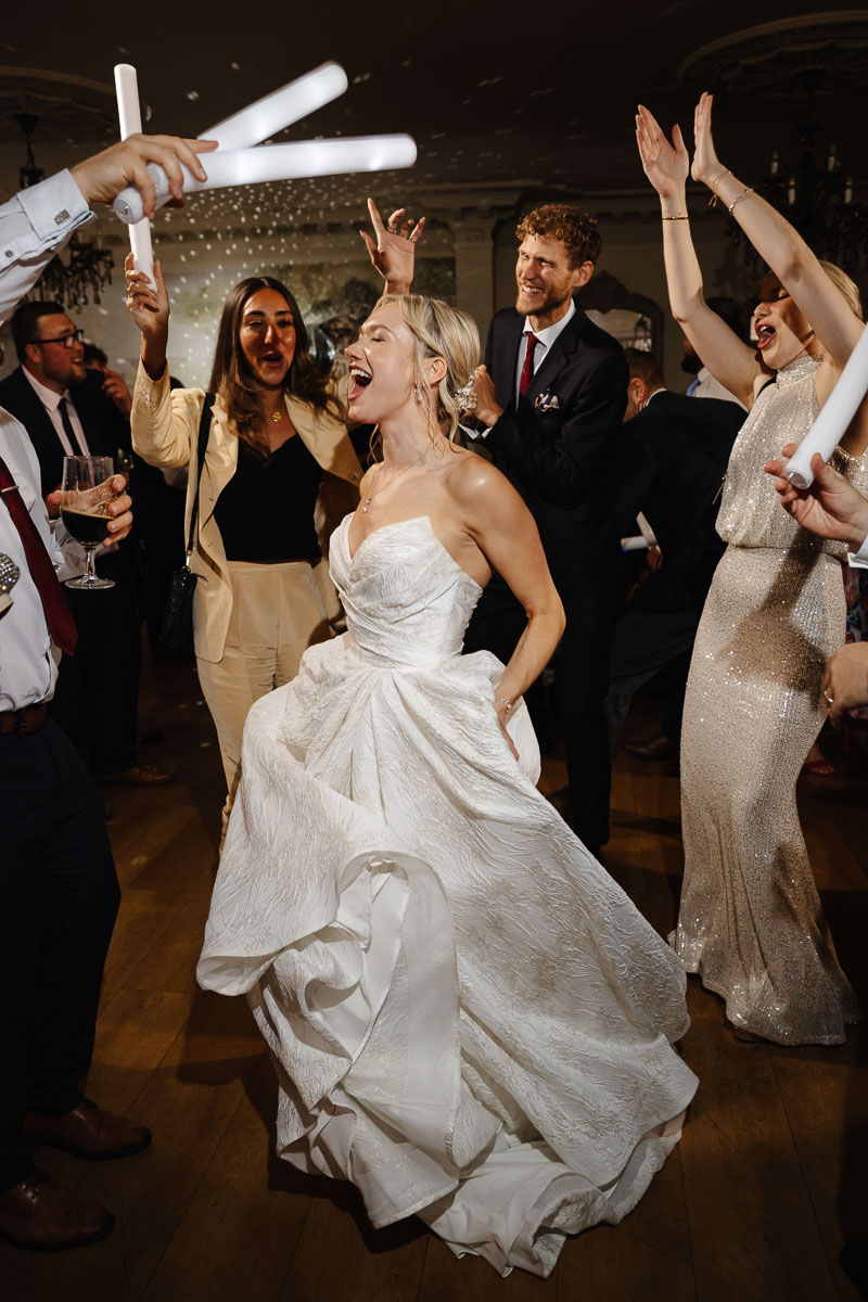 Eaves Hall Wedding Venue entertainment in the evening a bride and grooms 1st dance