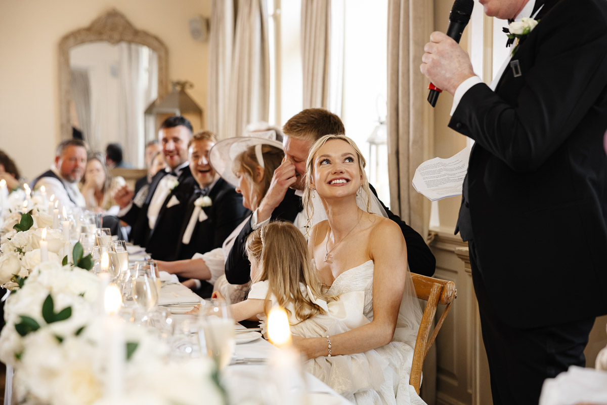 Eaves Hall Wedding Venue wedding breakfast setup ideas