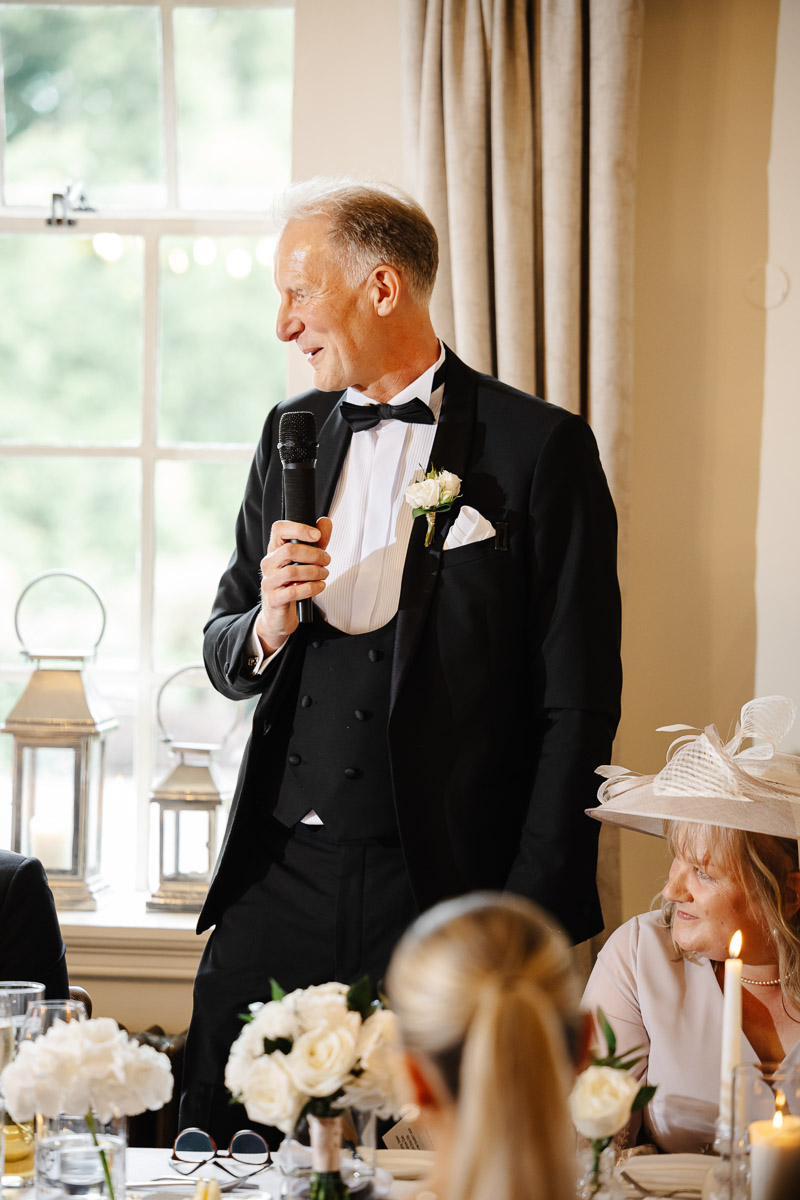 Eaves Hall Wedding Venue wedding breakfast setup ideas