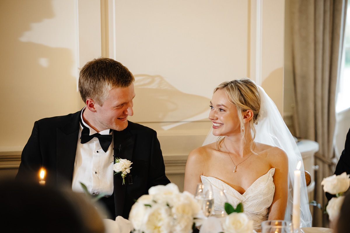 Eaves Hall Wedding Venue wedding breakfast setup ideas
