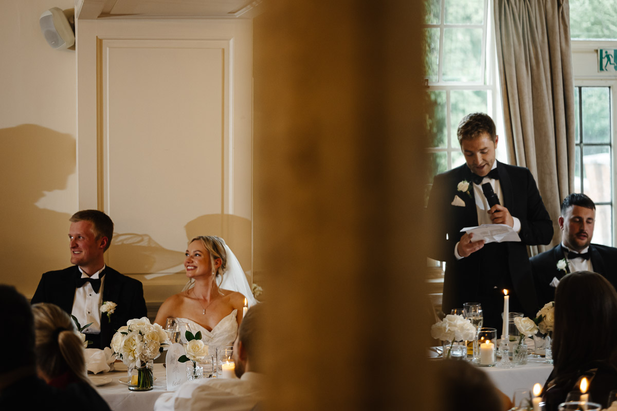 Eaves Hall Wedding Venue wedding breakfast setup ideas