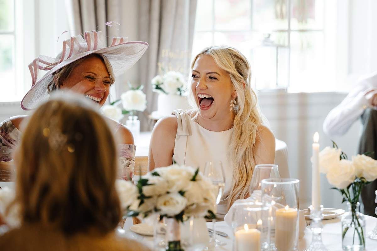 Eaves Hall Wedding Venue wedding breakfast setup ideas