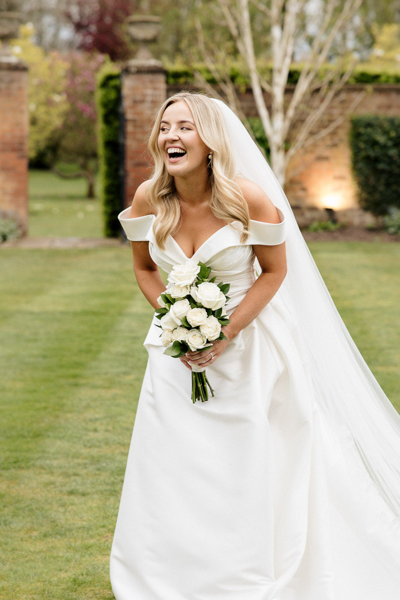 Bride and groom at Colshaw Hall during their Cheshire wedding, photographed by ER Photography